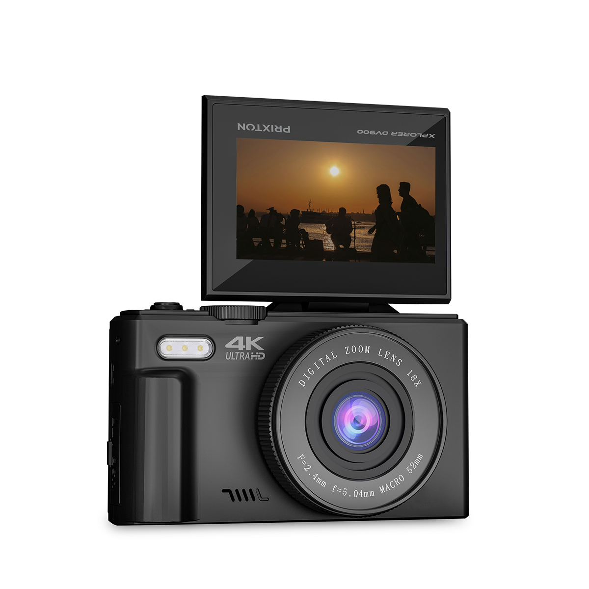 Digital Camera black 4K | Xplorer DV900
